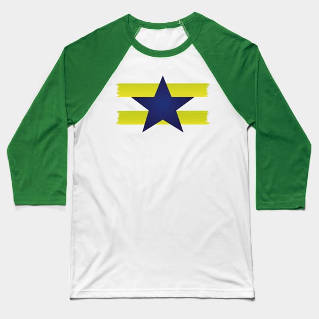 Independents Flag Firefly Baseball T-Shirt by EdwardLarson